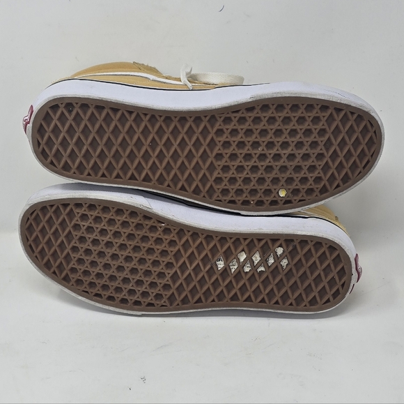 Vans SK8 Hi-Off The Wall Yellow UNISEX W 8.5 Men 7 Skateboarding grungecore, sma - Picture 9 of 10